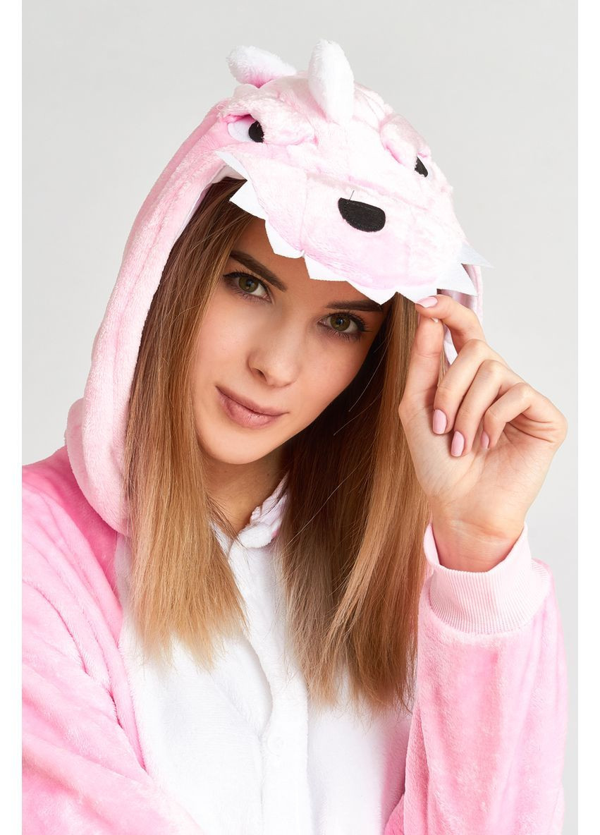 Піжама кігурумі Рожевий дракон S (145-155 см) Jamboo (369669235)