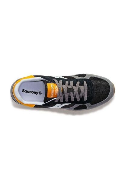 Серые демисезонные женские кроссовки shadow original grey/black/yellow 35/3/22.6 см Saucony