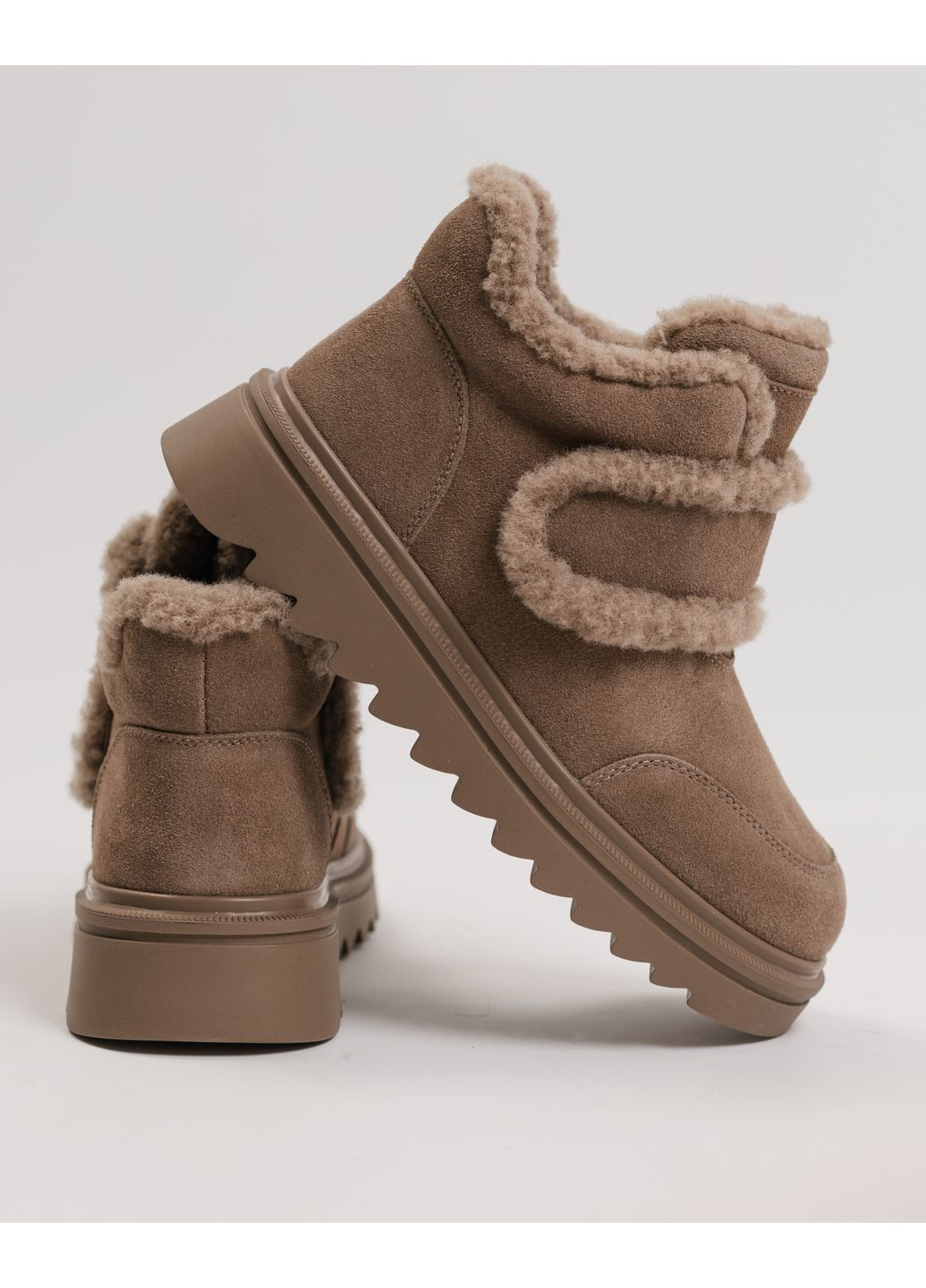 Черевики зимові на липучці замша вовна Lola Andy (362082711)