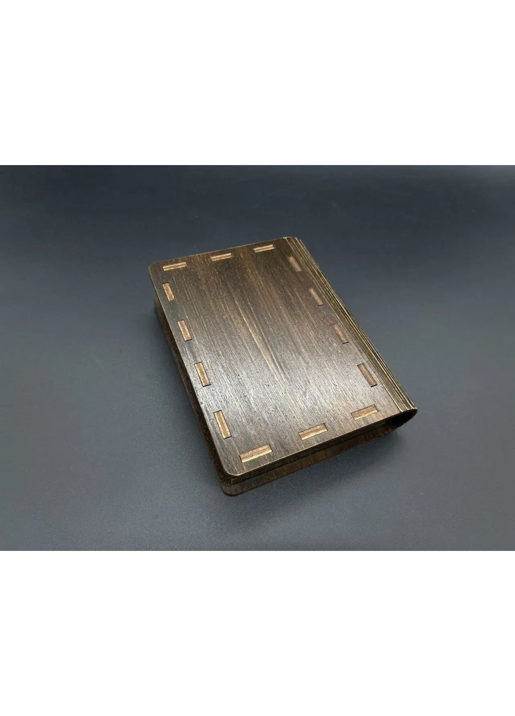 Скринька-купюрниця дерев'яна з фанери для грошей та прикрас декоративна 22,5х21х3,5см HM furnitura (365248546)