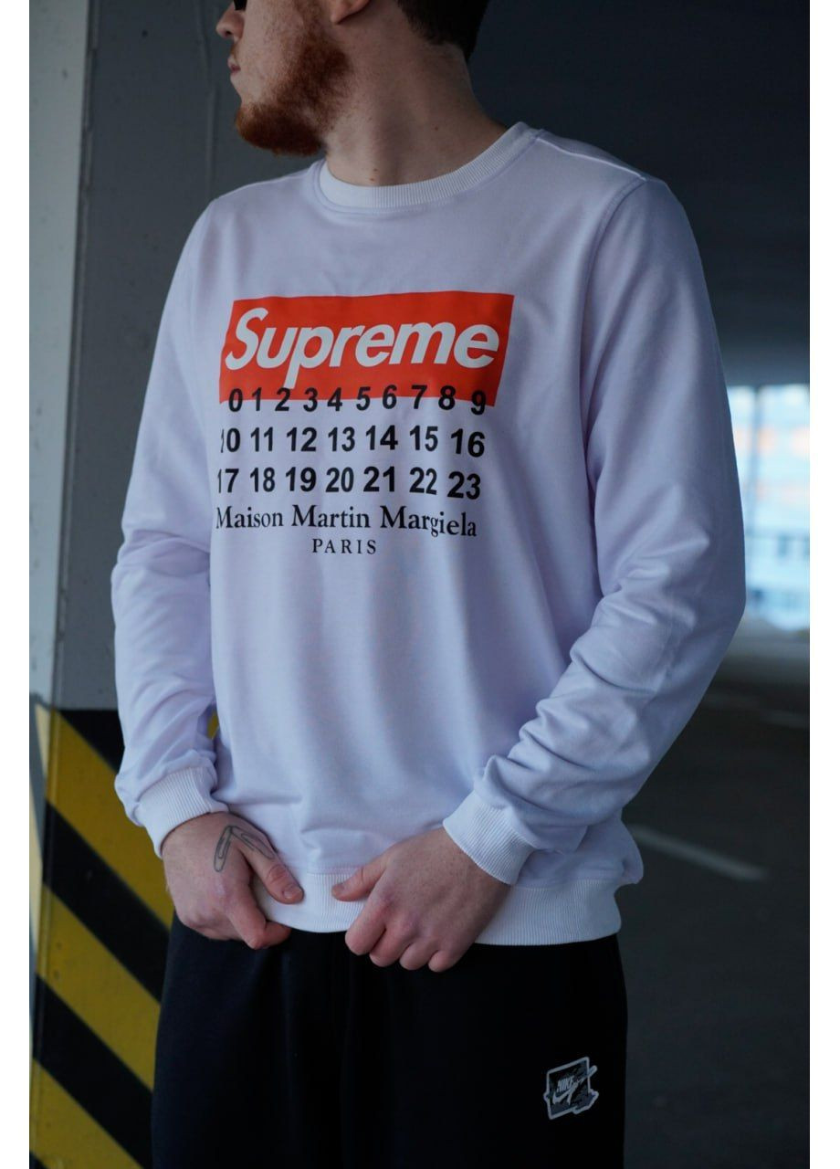 Белый мужской свитшот (366013334)