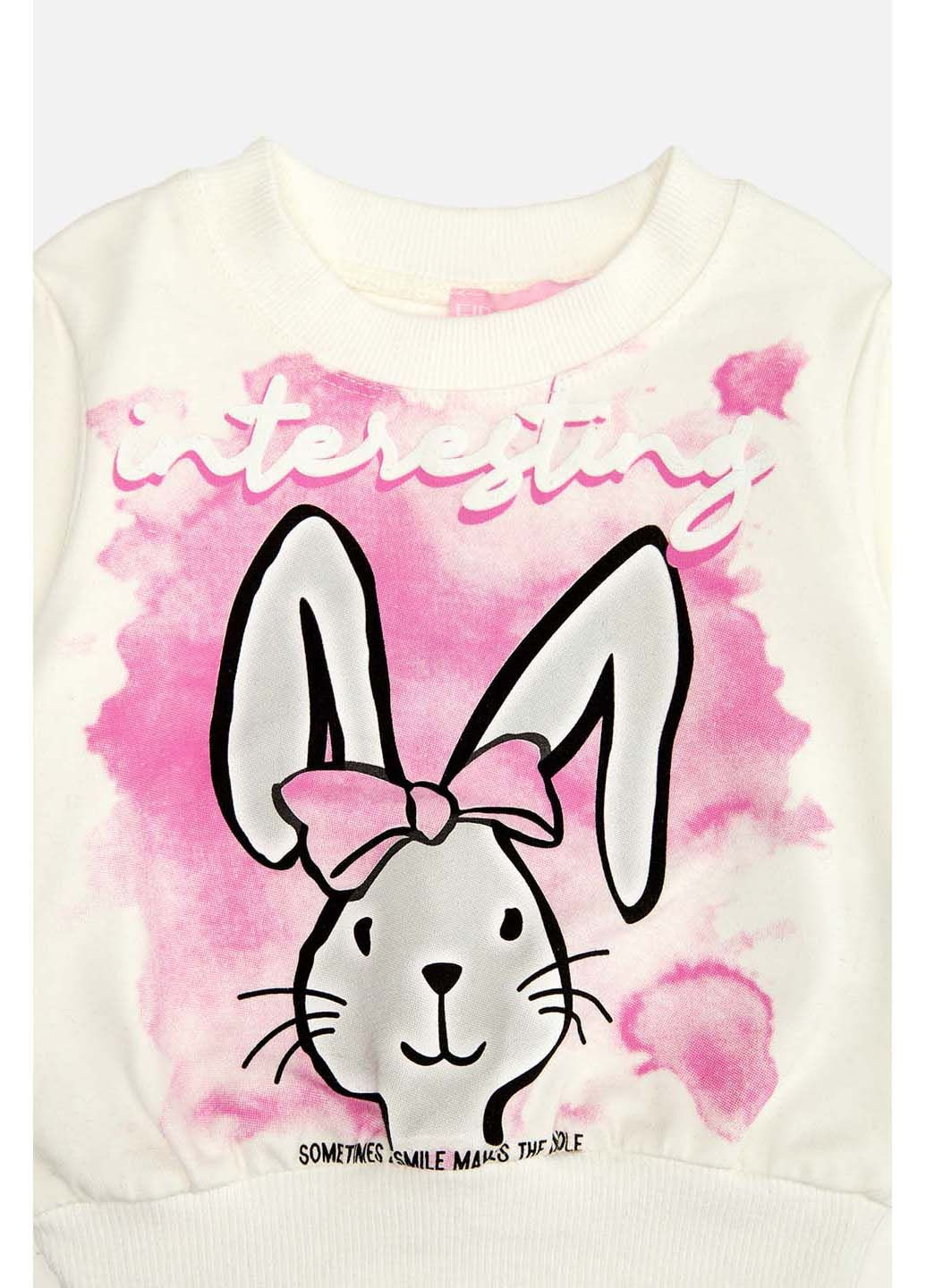 First Kids світшот комбінований двунитка