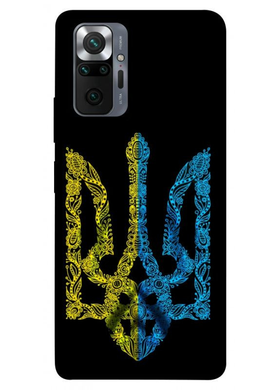 Чехол с принтом для Xiaomi Redmi Note 10 Pro / для Ксяоми, сяоми, ксиоми редми ноте 10 о Желто-голубой герб No Brand (338614677)