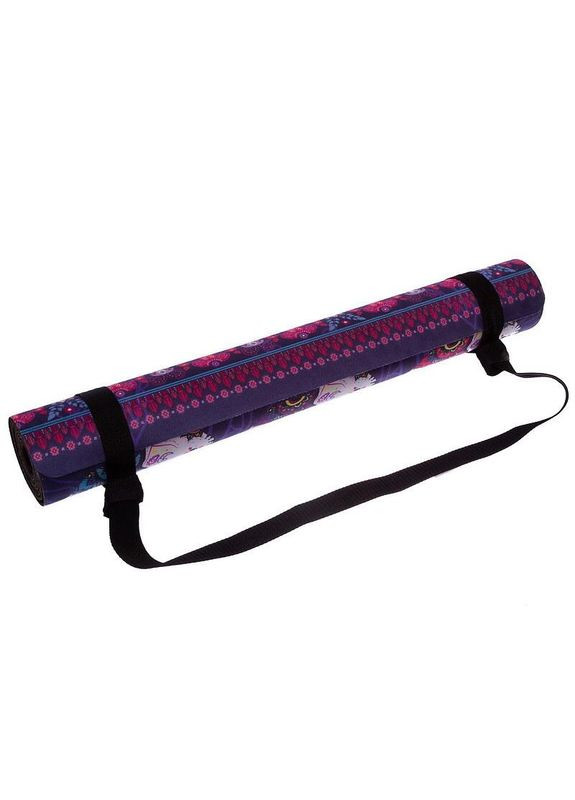 Килимок для йоги замшевий каучуковий FI-5662-54 Record (334304370)