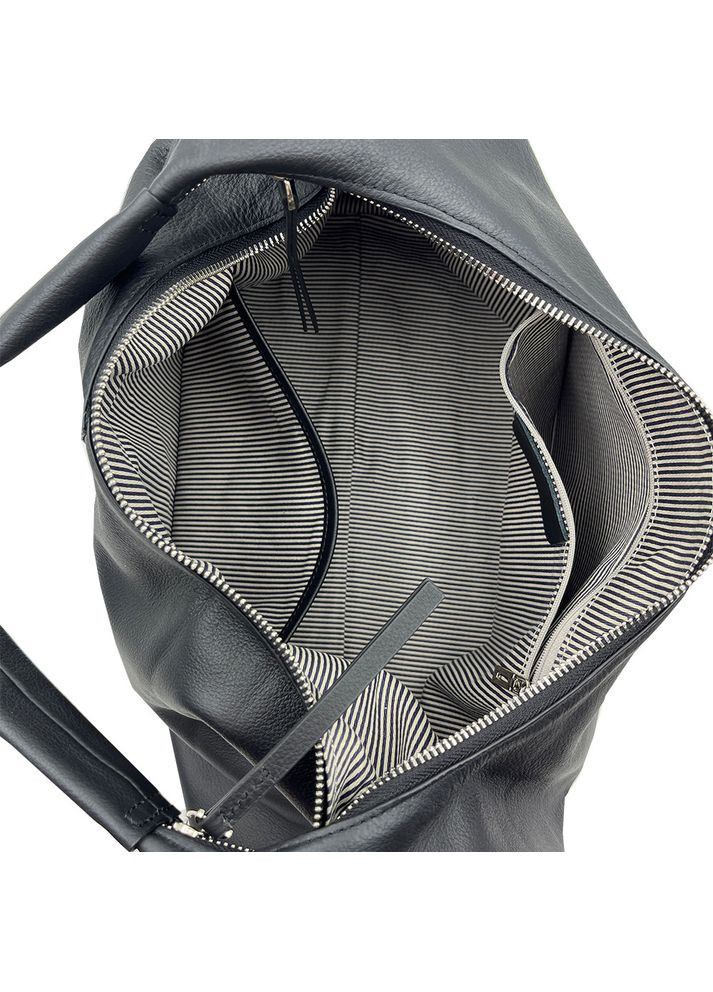 Сумка женская кожаная черная ZLX-89-49_black No Brand (365279751)