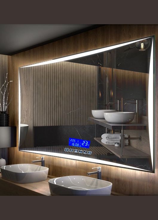 Дзеркало Alpina з LED-підсвічуванням (70 х 90) та Smart-блоком ХАСТ (302810800)