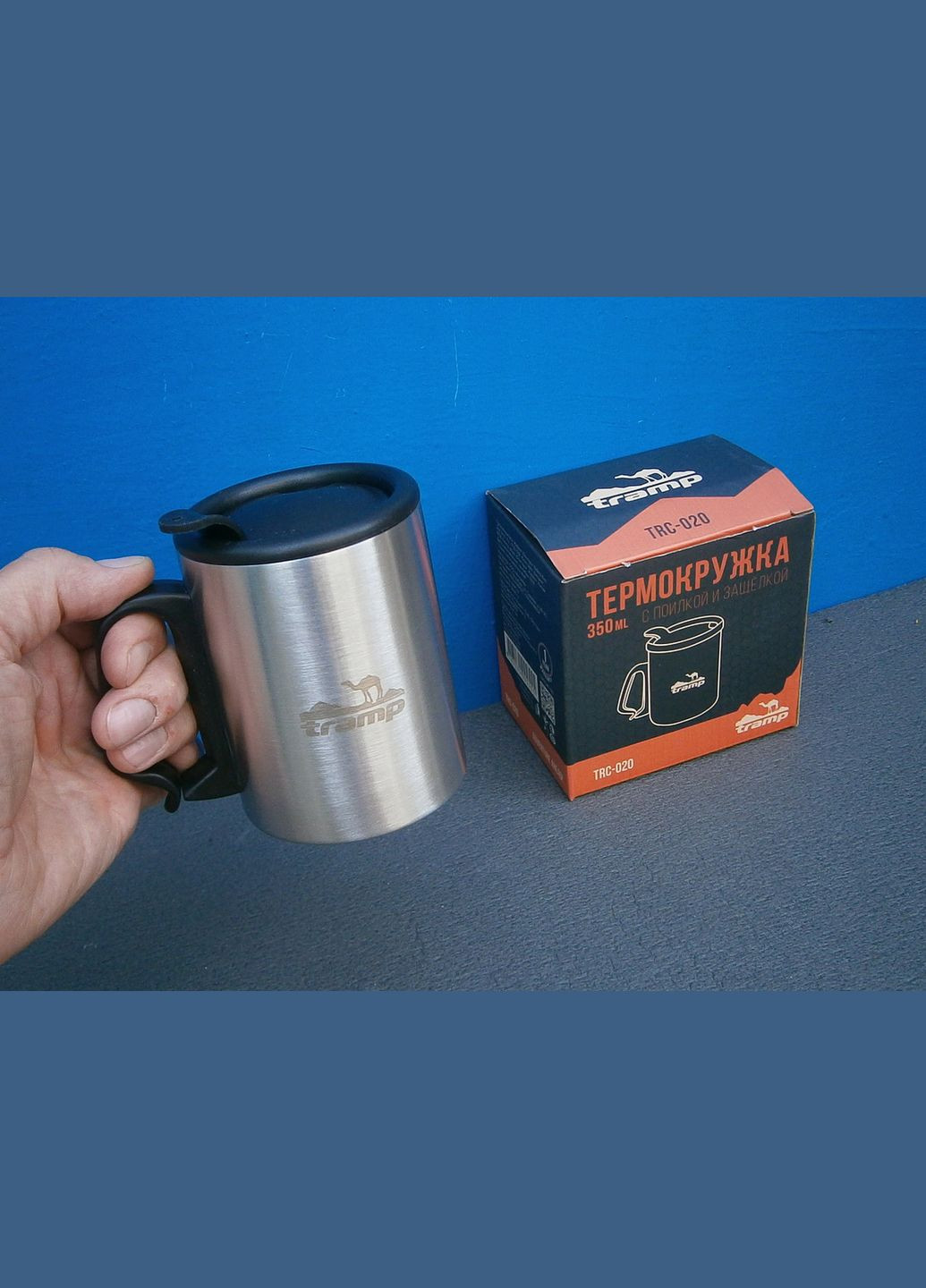 Термокружка з поїлкою і засувкою TRC-020 350 мл Tramp (302391690)