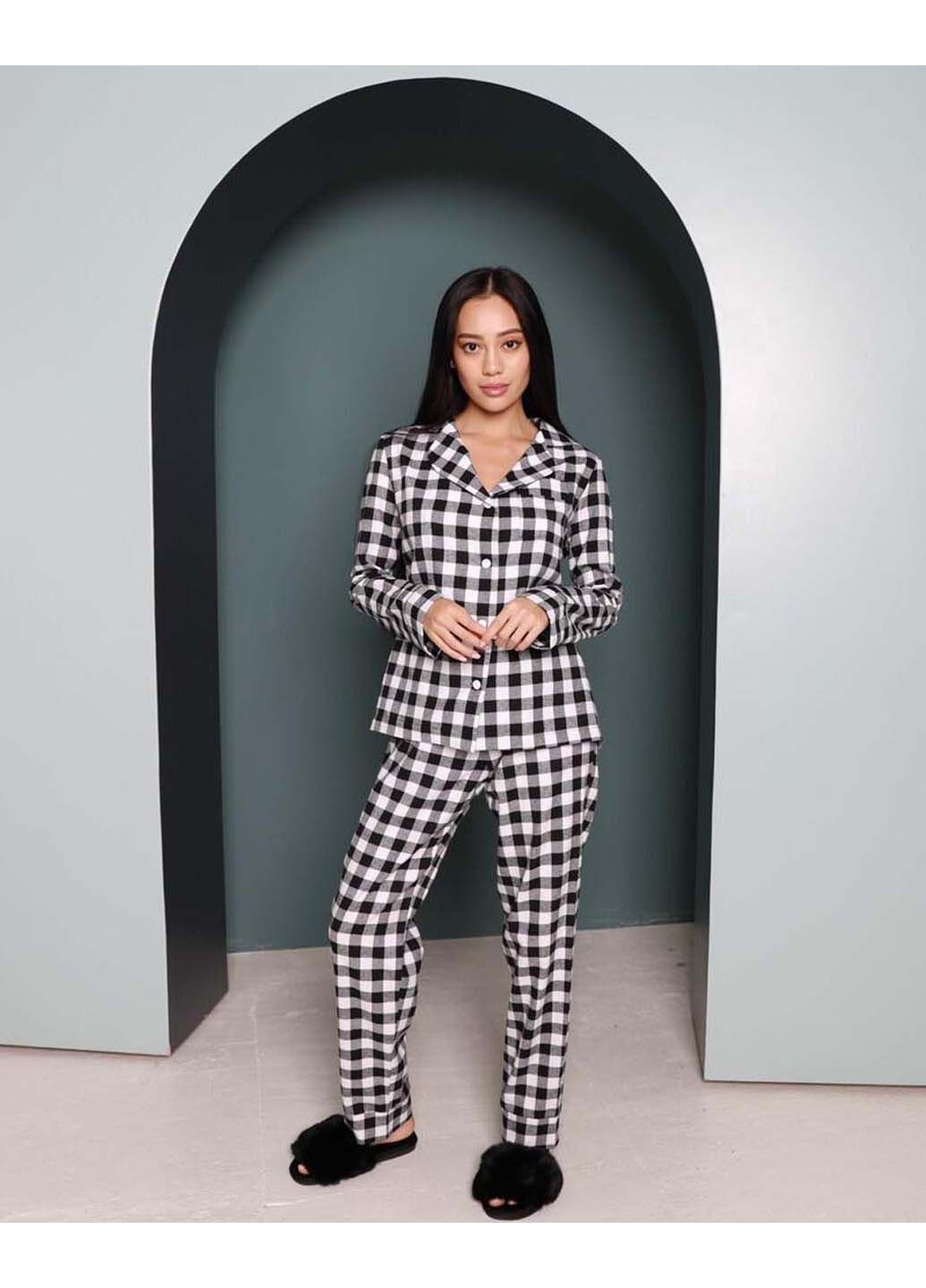 Чорно-біла піжама Модельєр