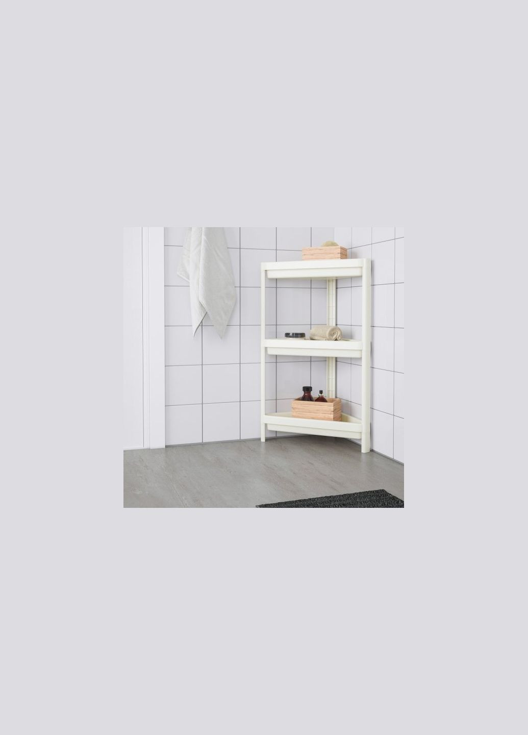 Угловой стеллаж белый 333371 см IKEA (272149976)