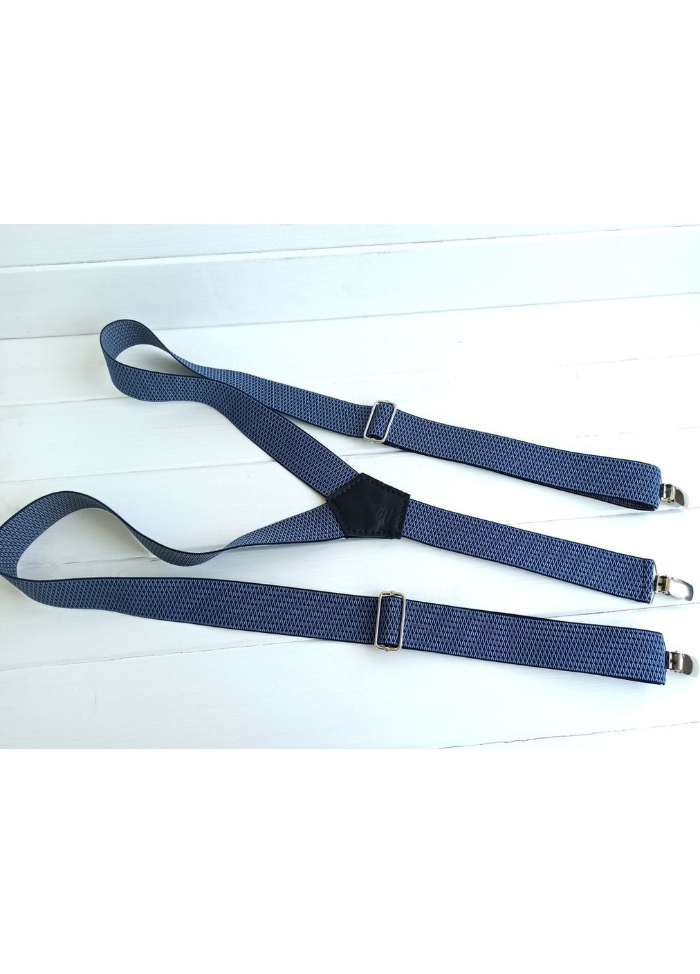 Голубые подтяжки в принт Major Style (357206591)