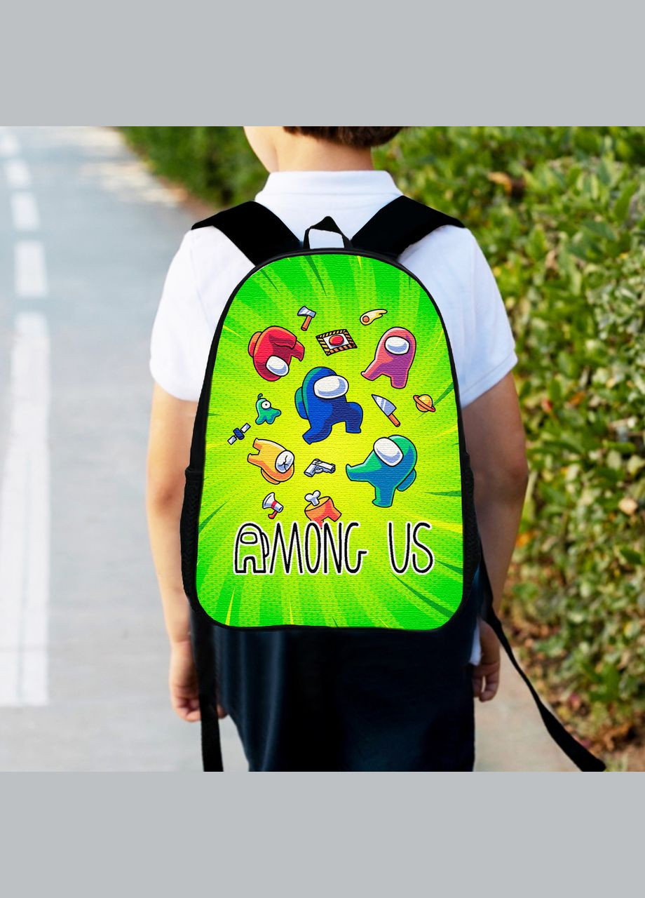 Рюкзак детский Амонг Ас "Among Us" 34х27см, городской ранец для мальчика с принтом. No Brand (306438697)