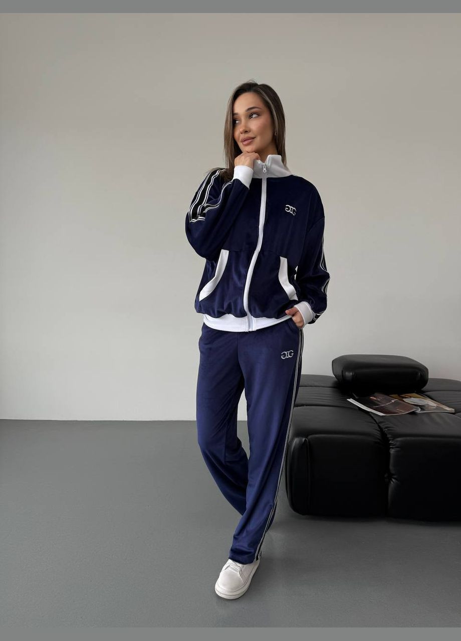 Жіночий спортивний синій No Brand костюм (322168579)