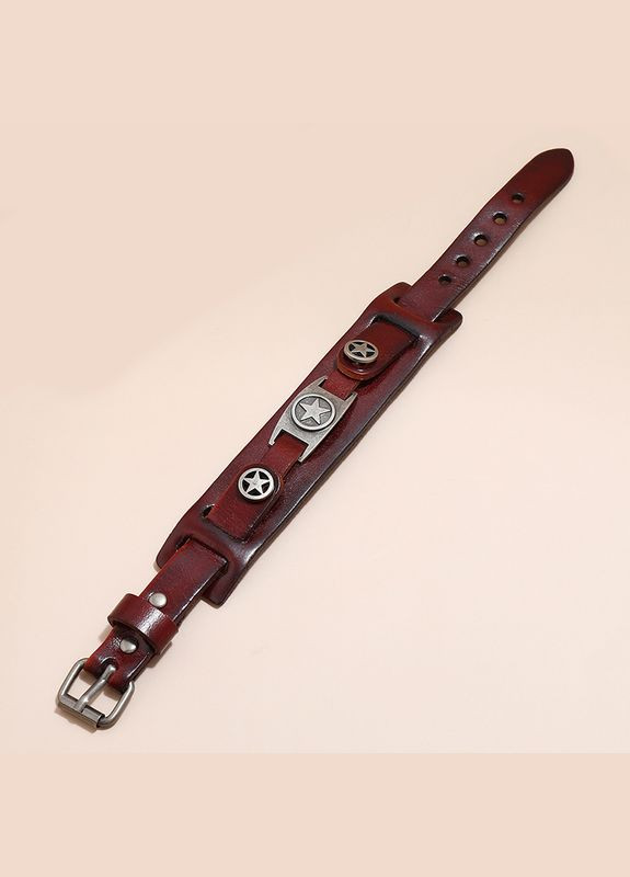 Браслет шкіряний чоловічий чорний Avalon 018-Кор (332212262)