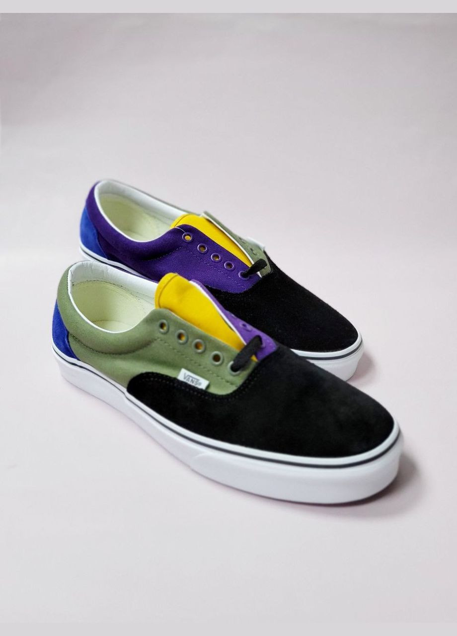 Чорні кеди era otw rally – оригінал, текстиль + замша, англія Vans