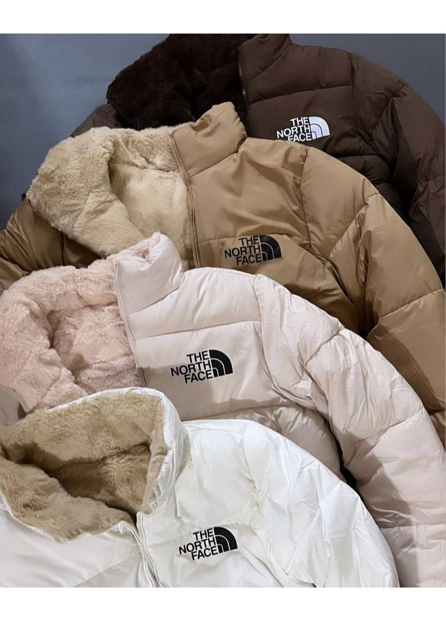 Чорна зимня жіноча куртка с хутром Avanti