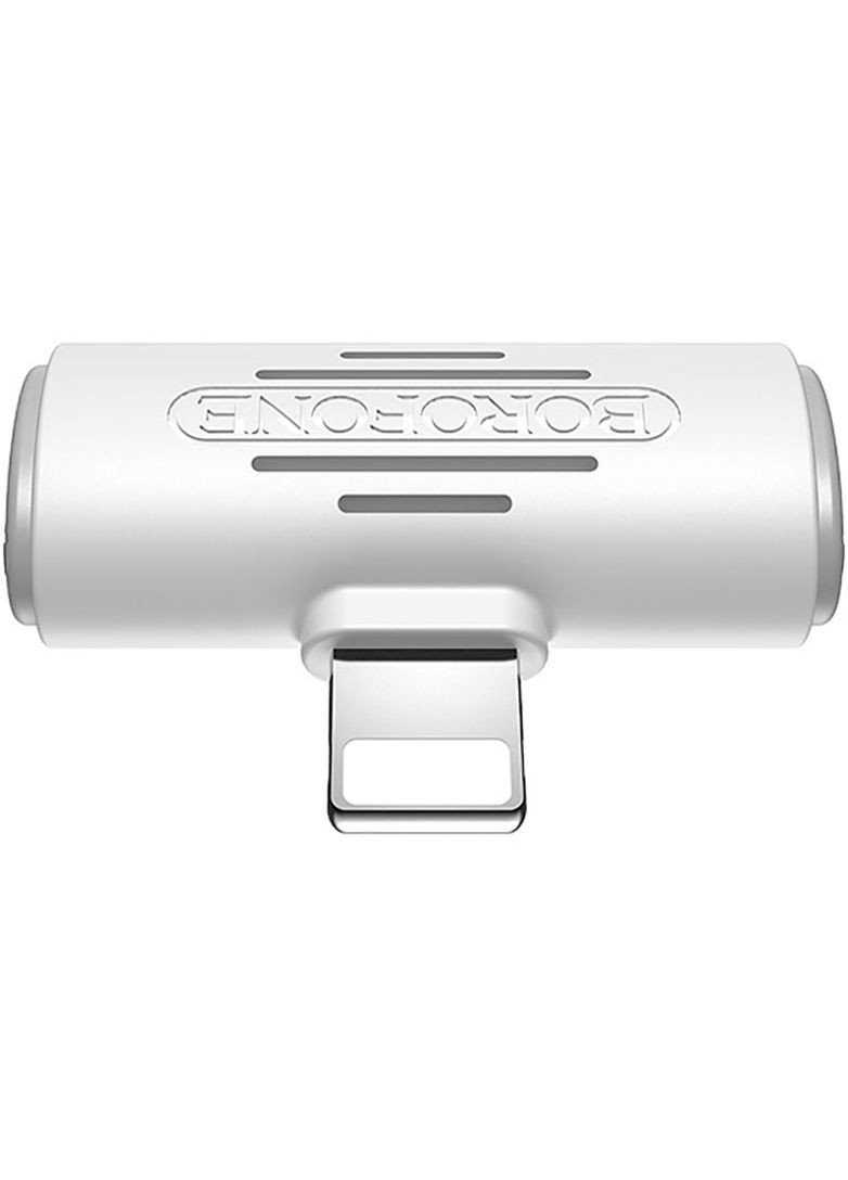 Переходник BV6 Comfortable dual Lightning digital audio converter White Borofone (301472536)