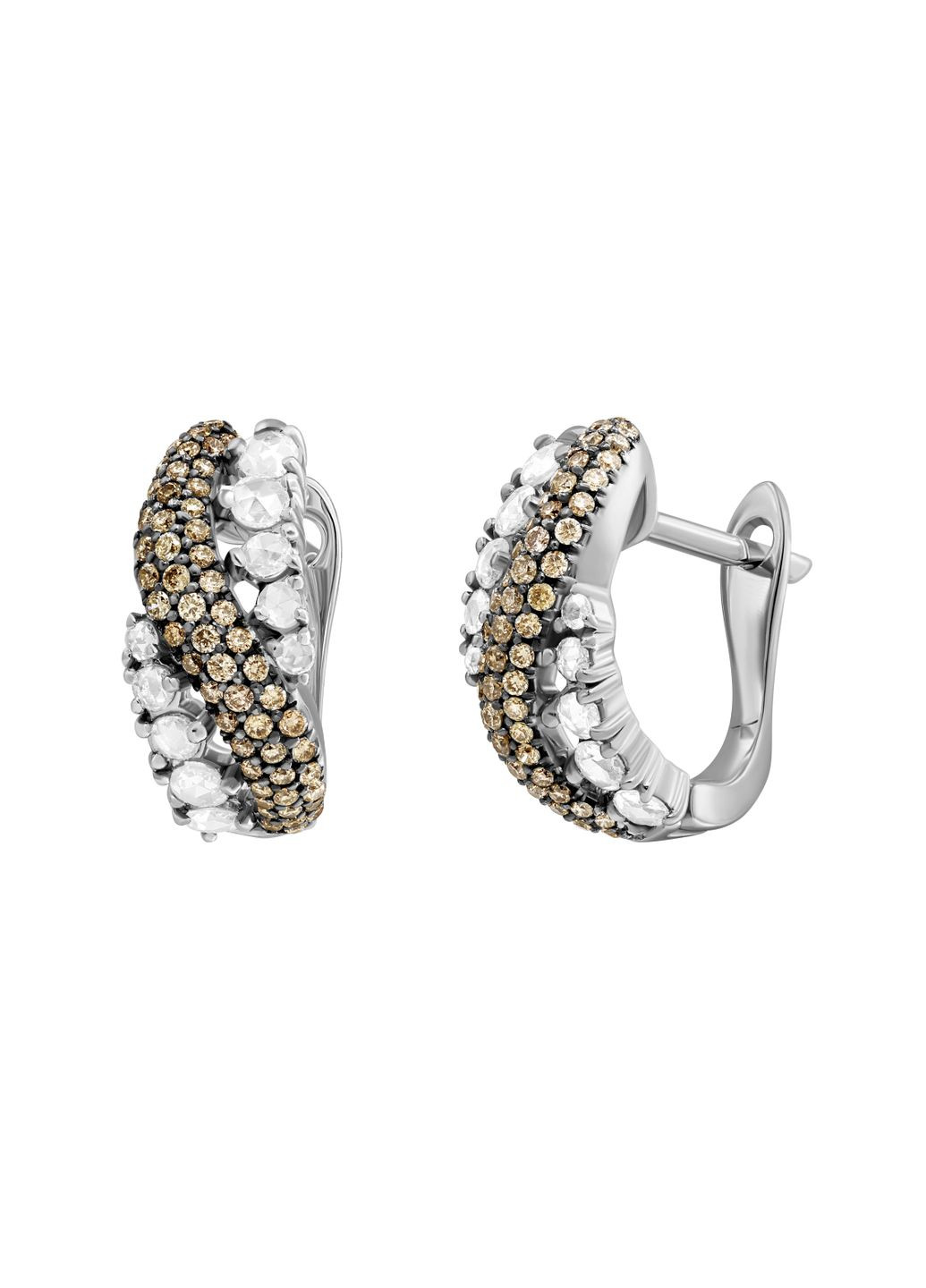 Сережки з діамантами у білому золоті 1-135 434 Zarina (334876333)