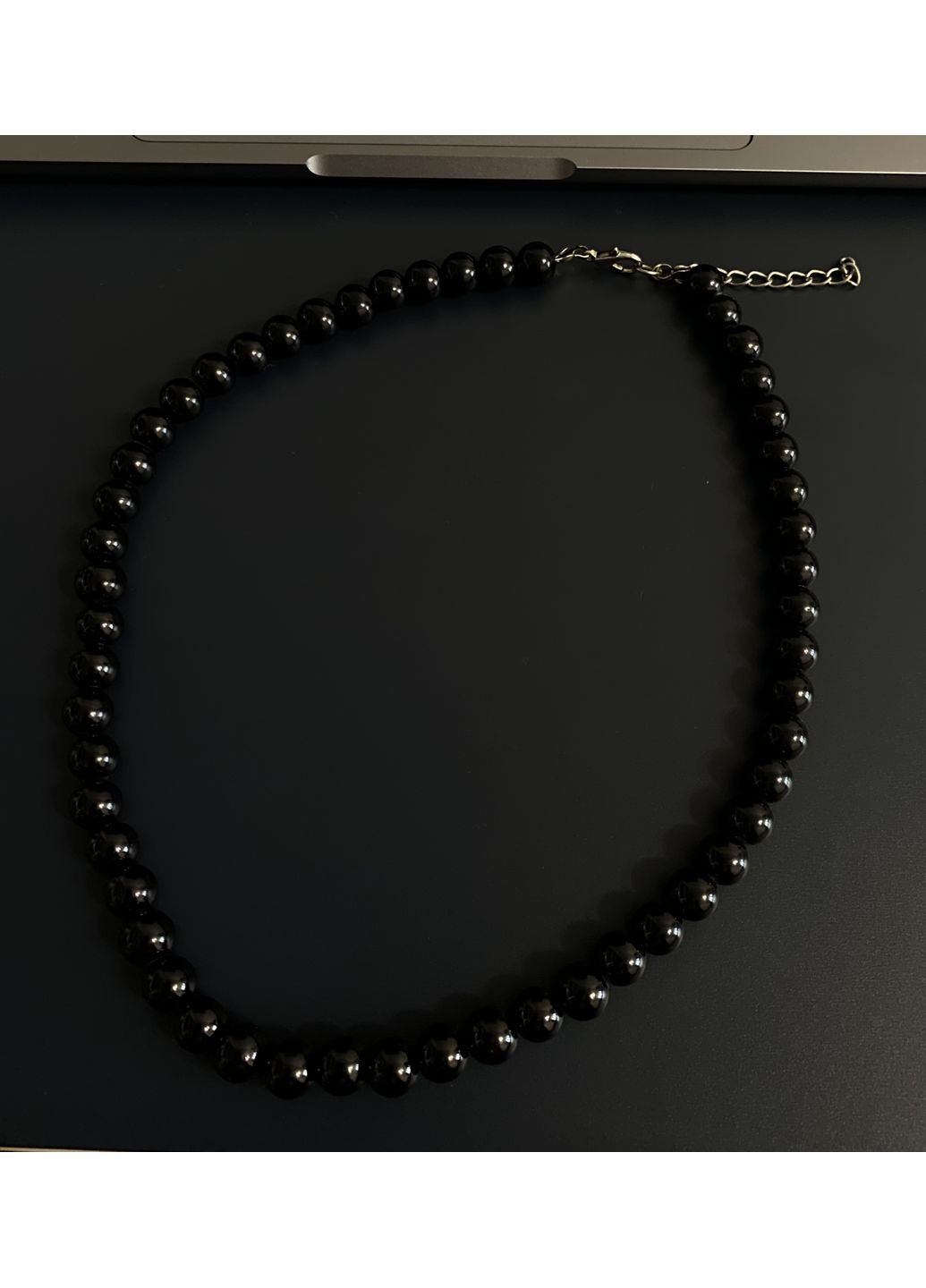 Ожерелье с жемчугом черного цвета 33993 No Brand (350606208)
