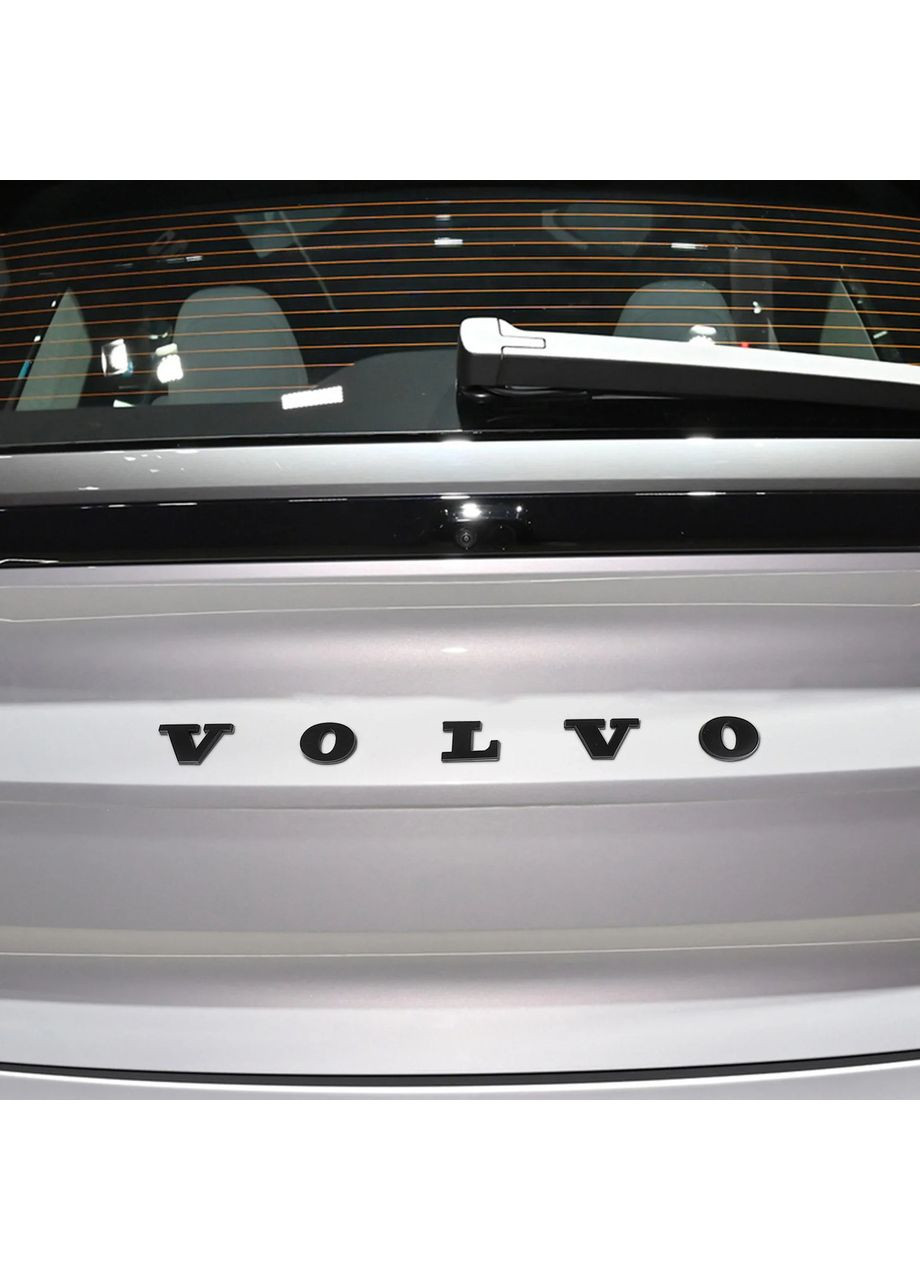 Эмблема надпись черная 537х26мм пластик (на скотче) Volvo (369612005)