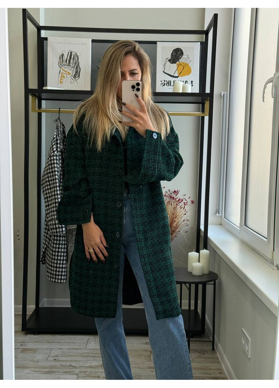 Изумрудный демисезонный кардиган No Brand