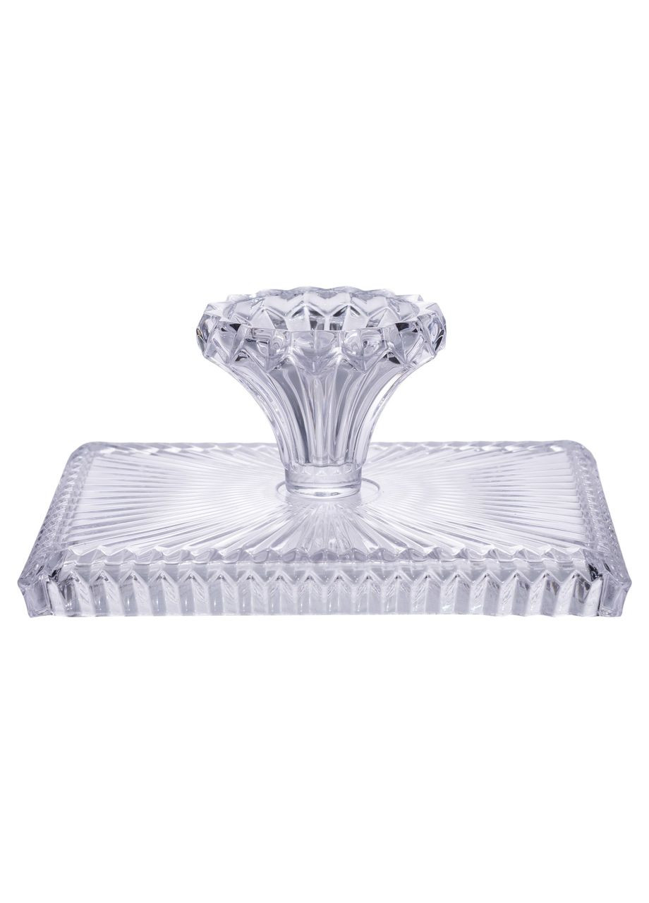 Тортовщица прямоугольная на ножке 30×25×13 (см) стеклянная HP-19-147 Yiwu (368718006)