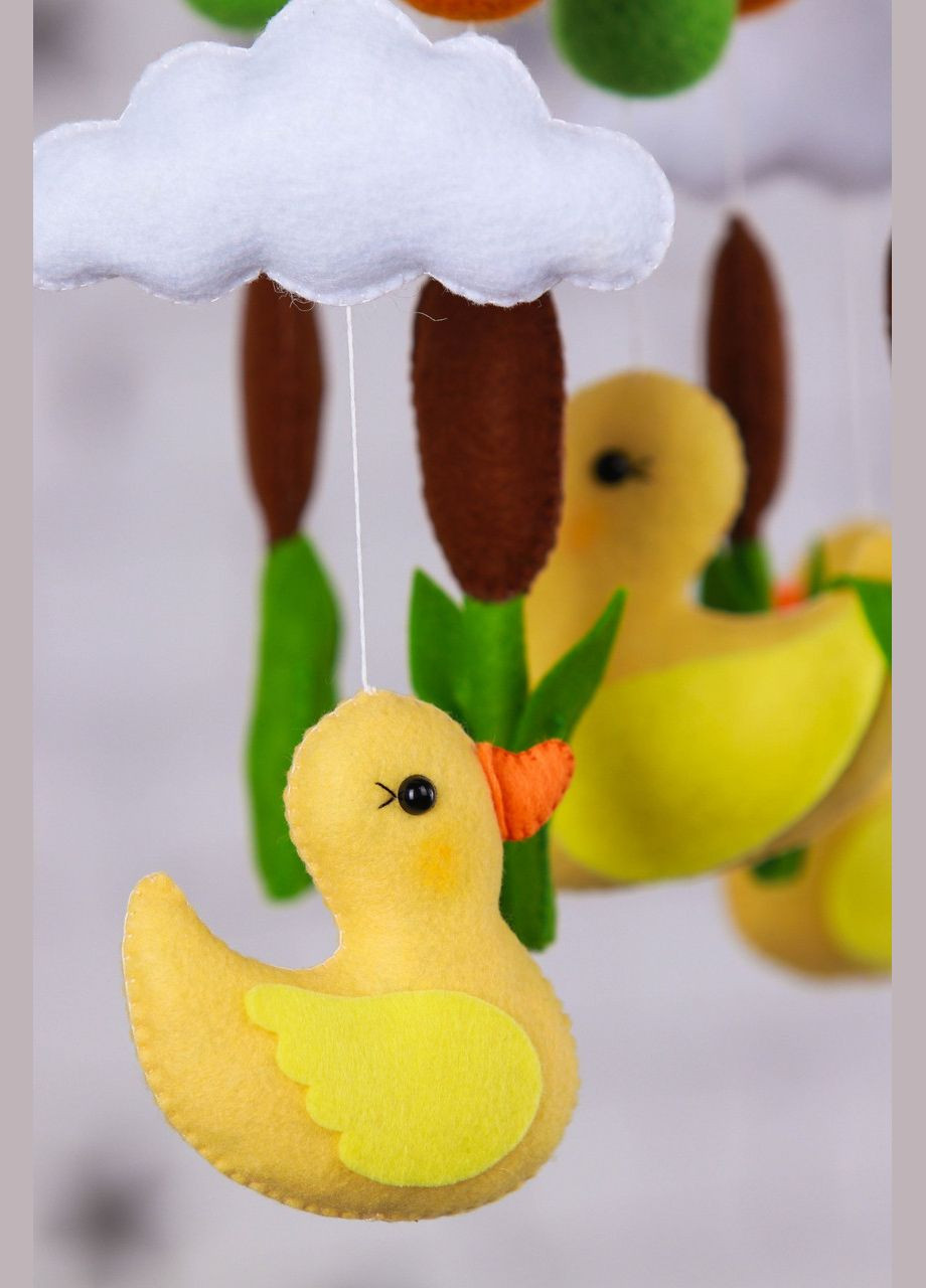 Детский мобиль на кроватку для младенцев WooolyWool «Утята» No Brand (342757995)