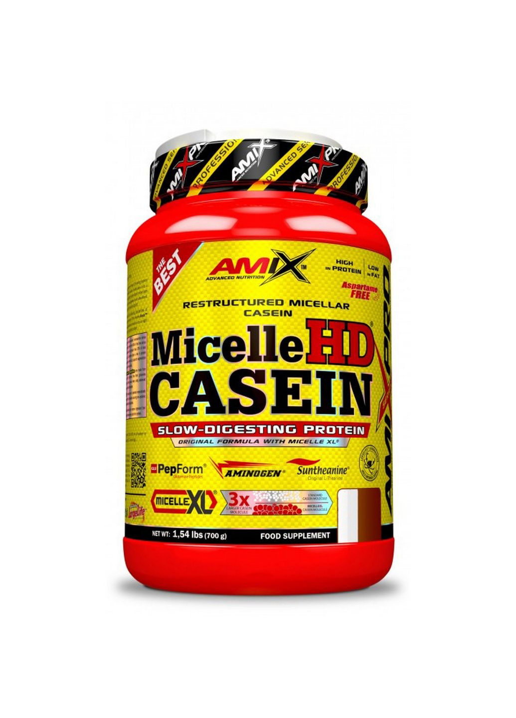 Протеїн Micelle HD Casein, 700 г Подвійний шоколад-кокос Amix Nutrition (293342390)