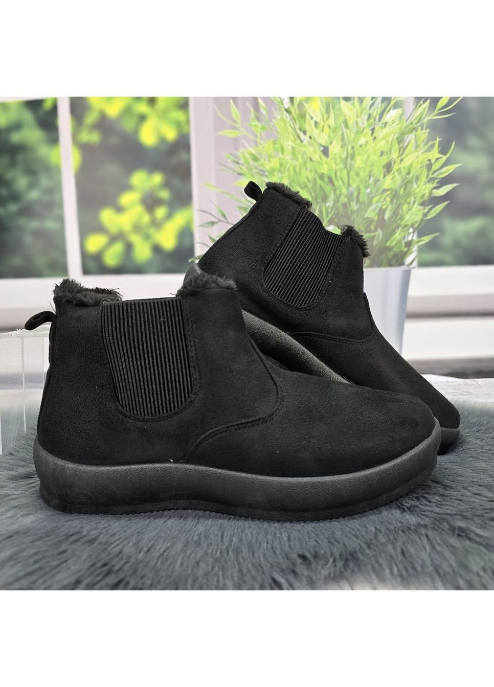 Бурки жіночі короткі текстильні на резинці Крок (365718469)