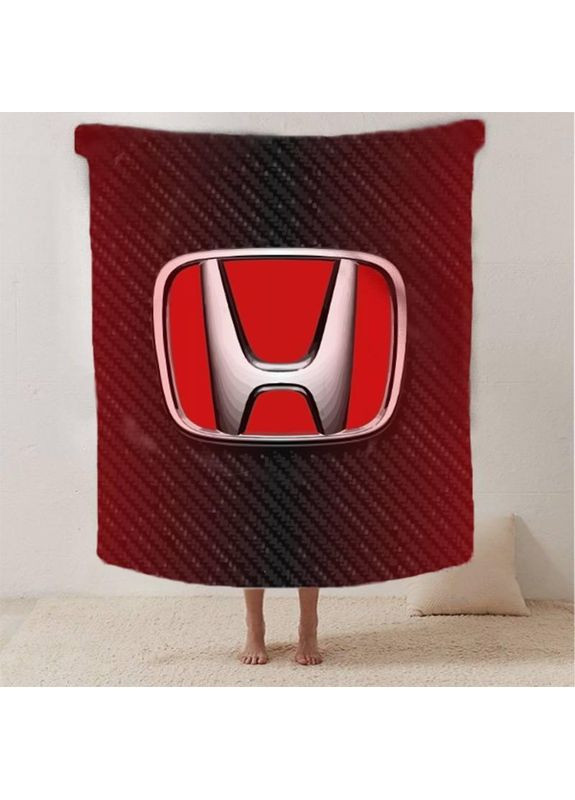 Плед Honda якісне покривало з 3D-малюнком розмір 160х200 Україна ТД (369659361)