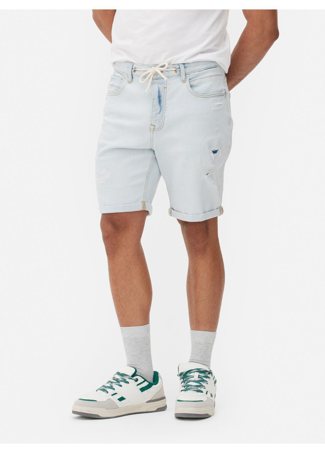 Шорты,светло-голубой, Primark (364532971)