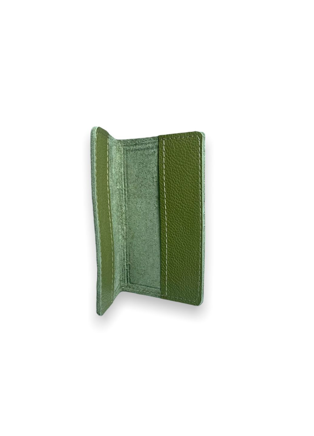 Обложка для паспорта кожаная с тиснением ручная работа размер: 14*9.5*0.5 см оливковый BagWay (285815011)
