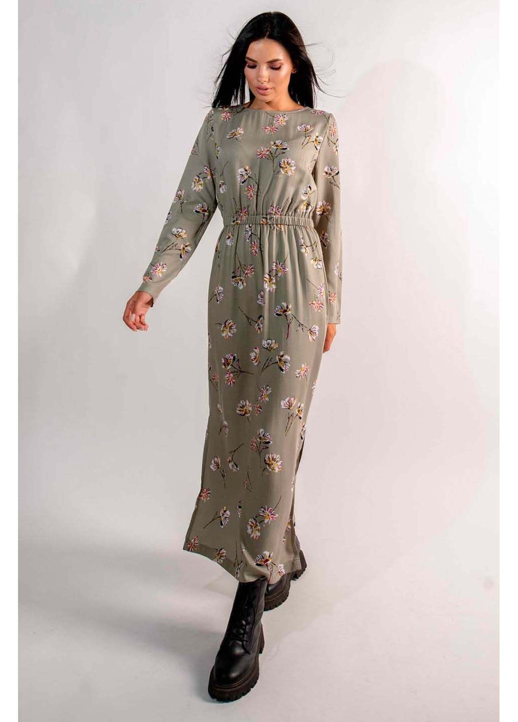 Оливкова (хакі) сукня Ри Мари