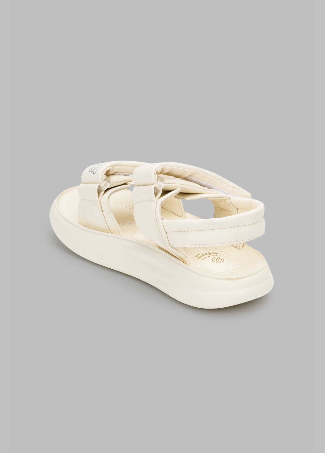 Молочные босоножки для девочки n91-2p молочный (2000990532046s) shop (2000990532046) Stepln