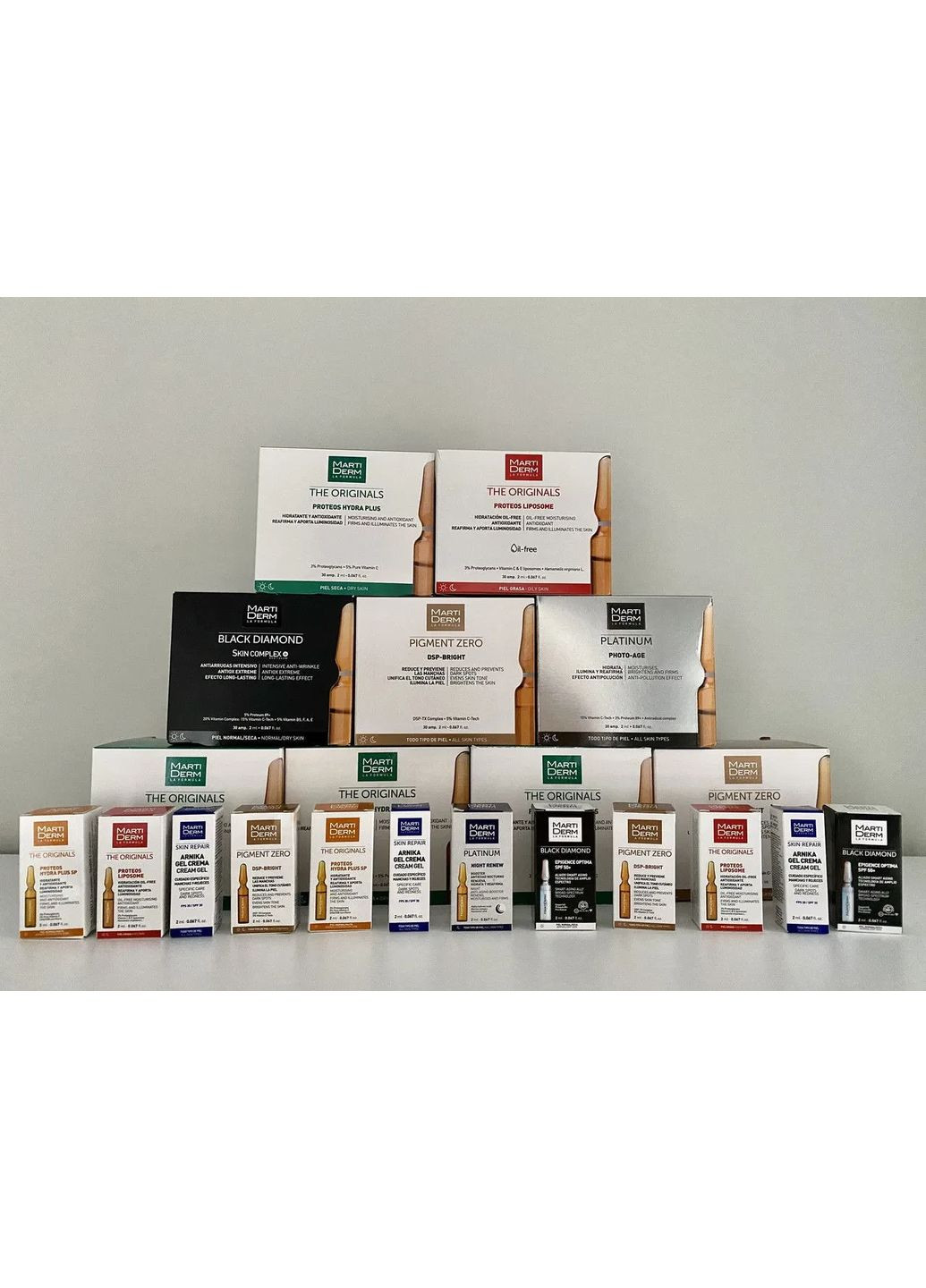 Ампули PROTEOS HYDRA PLUS SP, Marti Derm, для освітлення і зволоження, 5 шт по 2 мл MartiDerm (361117149)