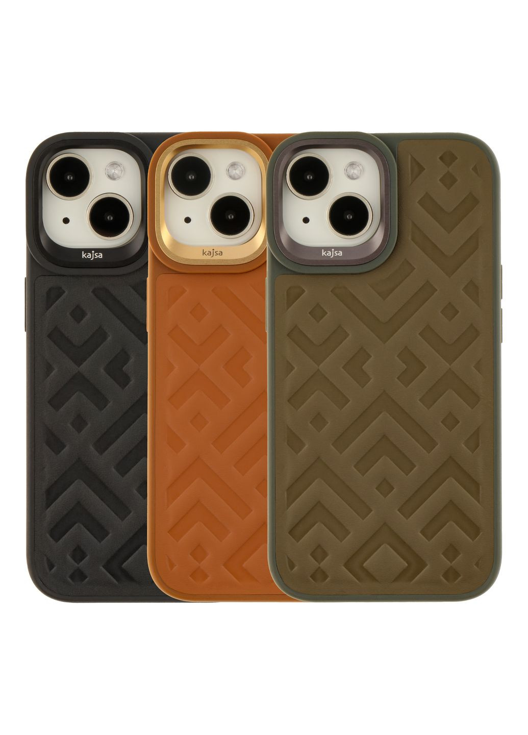 Чехол Briquette Collection Rhombus для iPhone 15 Цвет Brown Kajsa Apple iPhone 15 2023 (335874707)
