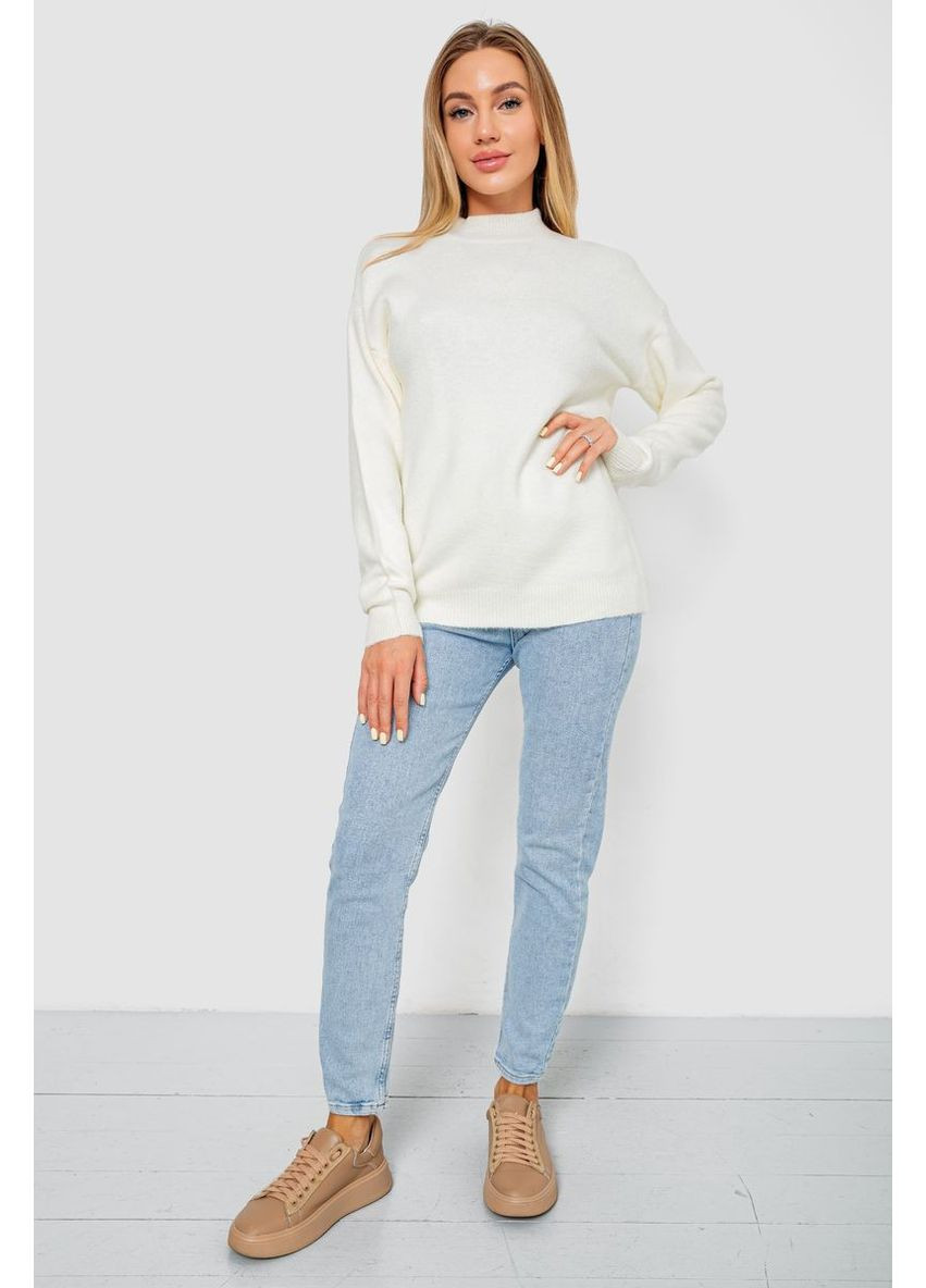 Молочный свитер женский шерстяной,, 244r0390 Ager