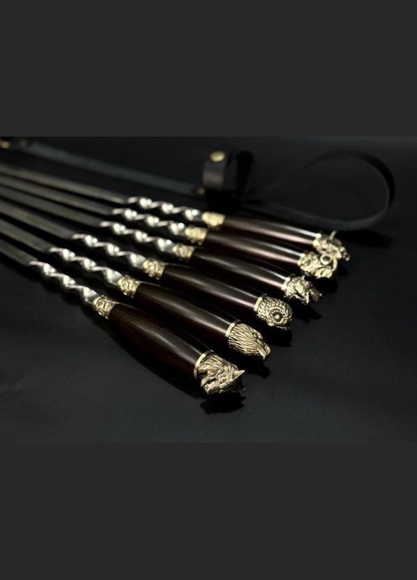 Набір шампурів у сагайні Люкс Звірі 6 предметів 47330168 NB Art (346152119)