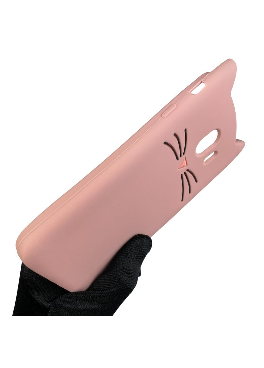 Чохол для Galaxy J4 2018 SM-J400 дитячий з котиком на самсунг г4 г400 бежевий Samsung (366020919)