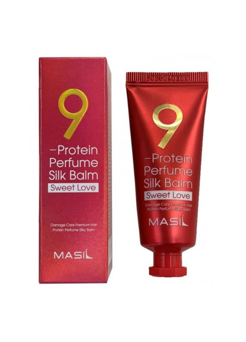 Бальзам для волос протеиновый несмываемый 9 Protein Perfume Silk Balm Sweet Love 20ml MASIL (298053991)