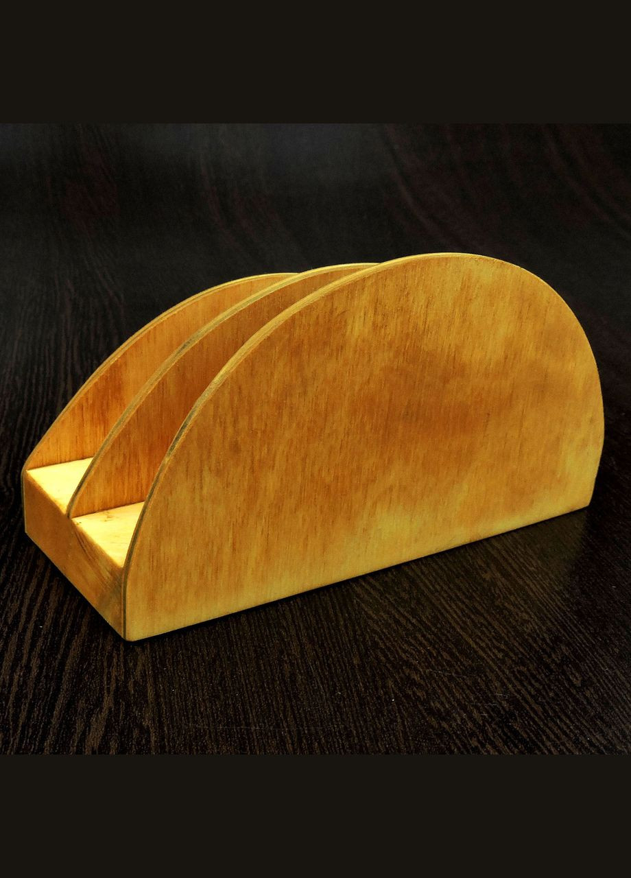 Серветниця з дерева Мансанар каррі (СЛФ-002203) No Brand (327866977)