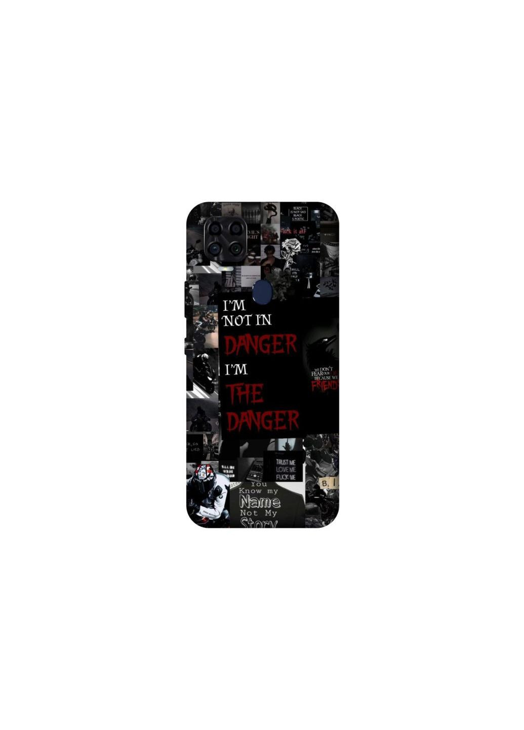 Чохол на ZTE Blade v2020 Danger collage Frontalka (361979221)