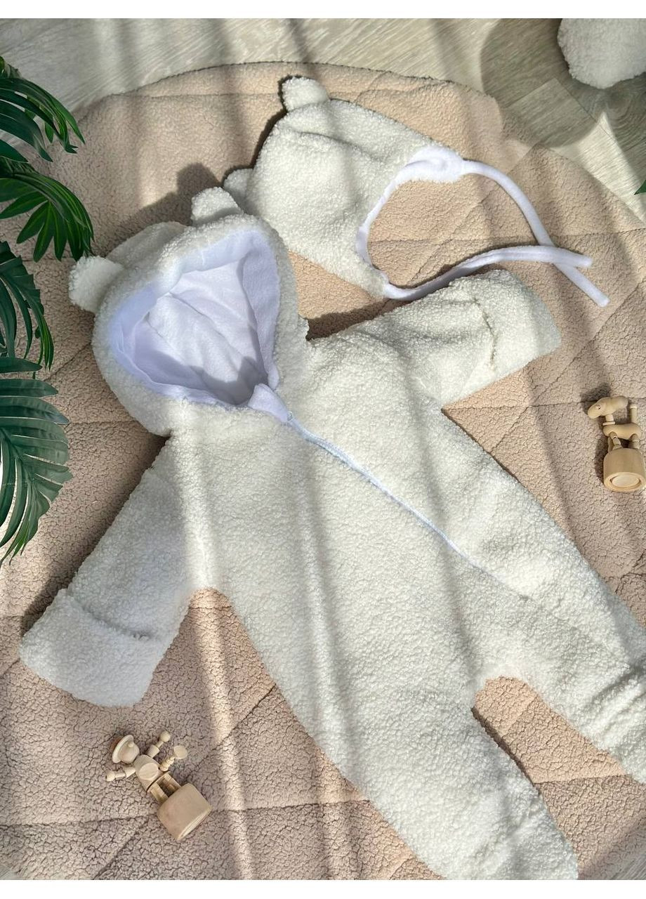 Дитячий зимовий комбінезон Тедді No Brand Комбінезон із закритою ніжкою (366889015)