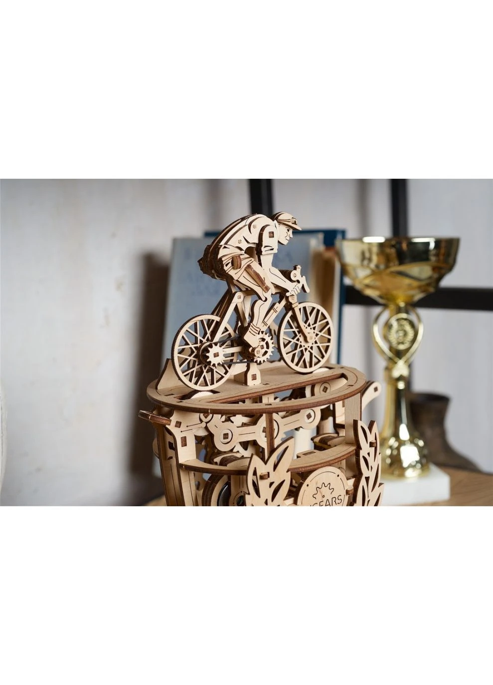 Механический 3D пазл Автоматон Велосипедист (70148) UGEARS (388377440)
