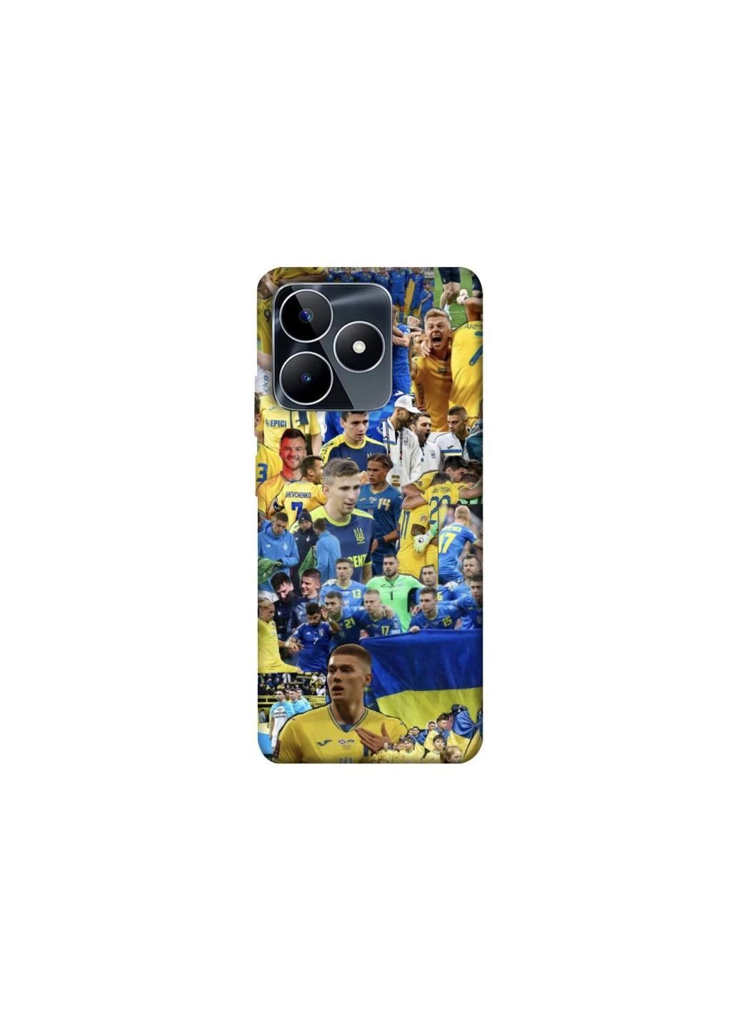 Чохол на Realme C53 UA-Football ver.6 Frontalka (385515159)
