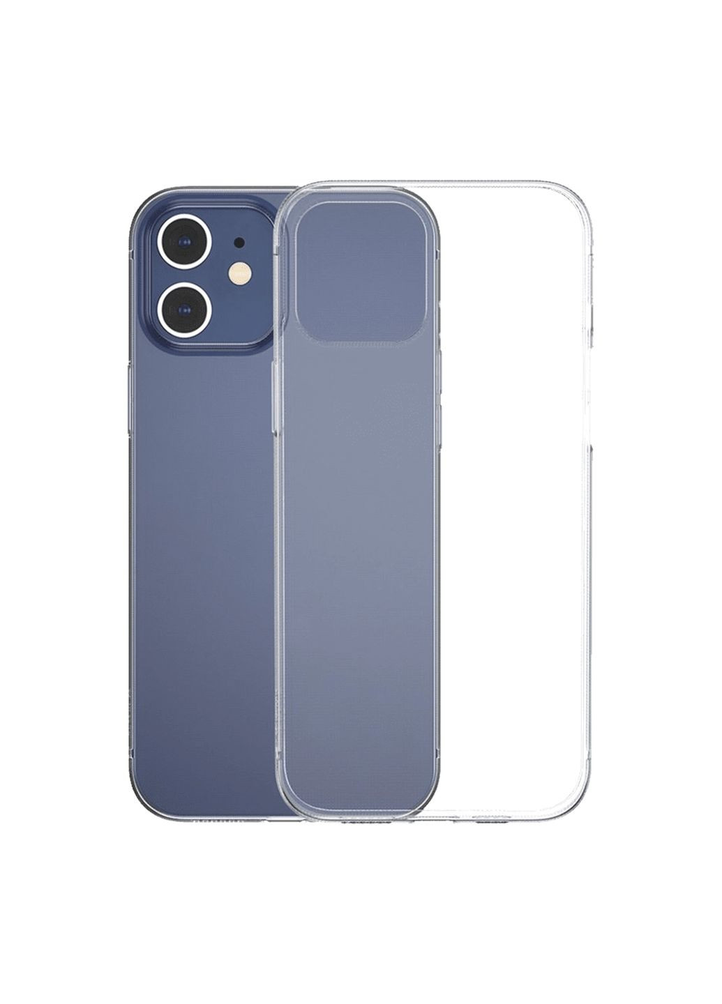 Чохол Simple Case для iPhone 12 ARAPIPH61N-02 Transparent Baseus Apple iPhone 12 2020 (335874417)