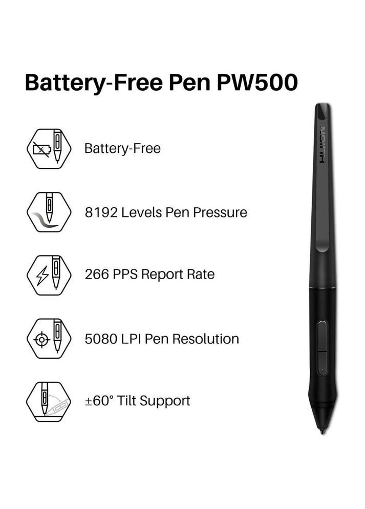 Стилус PW500 для графического планшета Huion (316552385)
