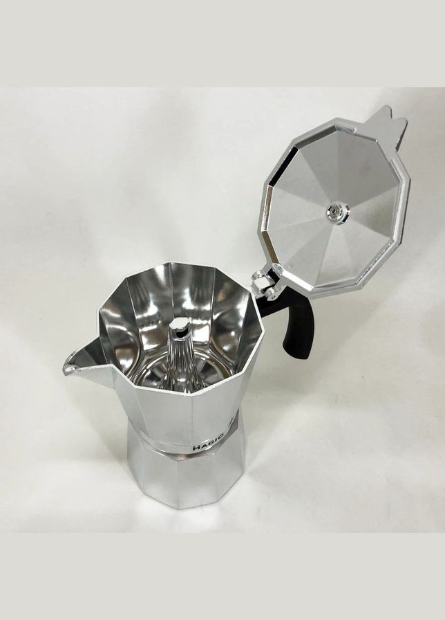 Гейзерна кавоварка MG-1003 450 мл, Маленька кавоварка на 3 чашки, Кавоварки з OA-902 нержавіючої сталі Magio (349822329)