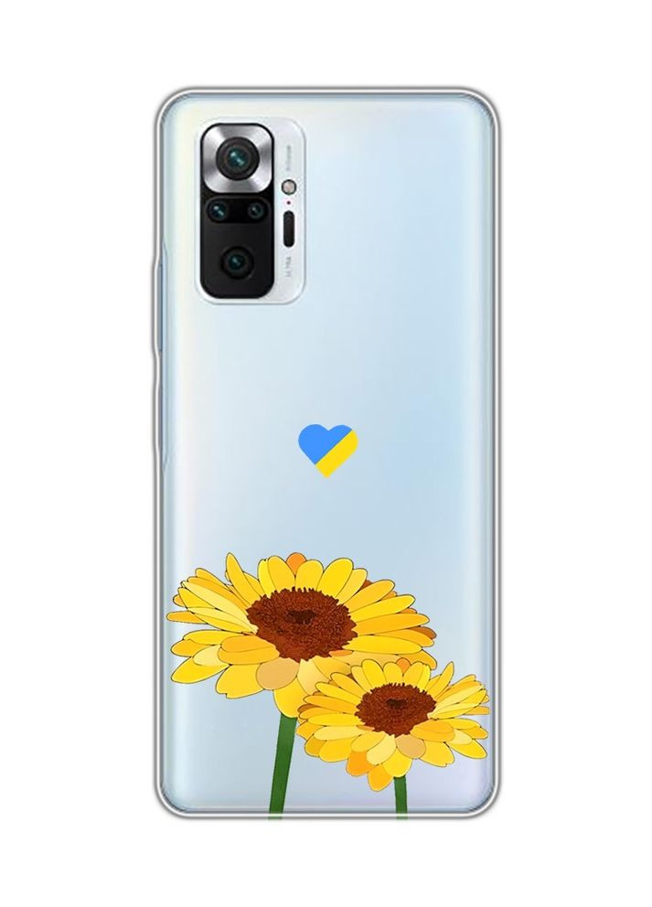 Чехол на Xiaomi Redmi Note 10 Pro / 10 Pro Max:: Желтые цветы (принт 364) Creative (360712272)