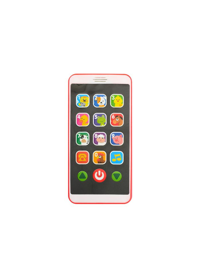 Дитячий розвиваючий Телефон M 3487 англійська, українська Червоний Limo Toy (316271893)