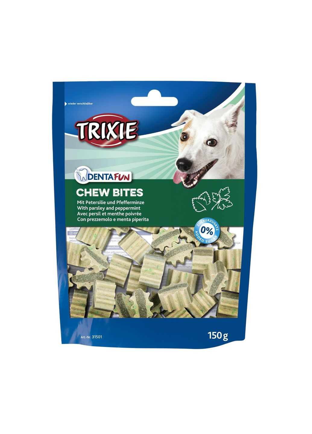 Ласощі для собак 31501 DENTAfun Chew Bites 150 г (4053032002654) Trixie (279563234)